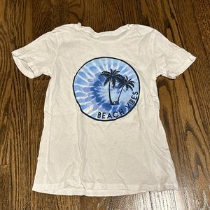 California vintage boys white tee shirt.  Size 6.  Super soft.